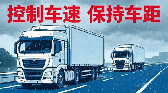 雨天大货车司机安全行车注意事项